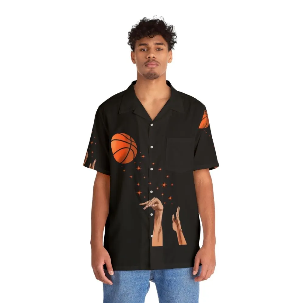 3 Point Basketball Hawaiian Shirt