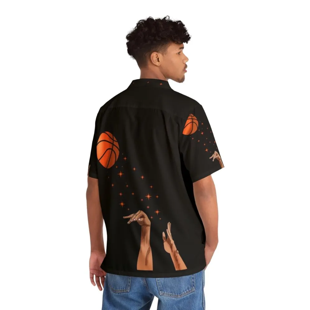 3 Point Basketball Hawaiian Shirt