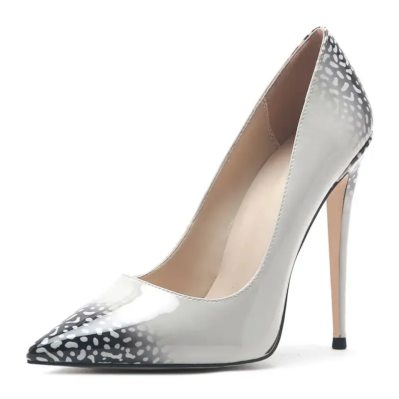 3D Printed High Heels | Stylish 12cm Microfiber Stilettos