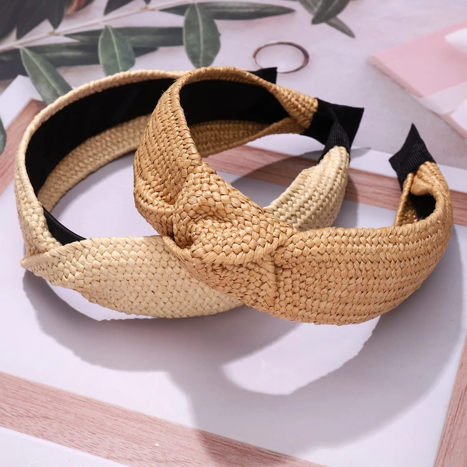 3Pack Rattan Headbands