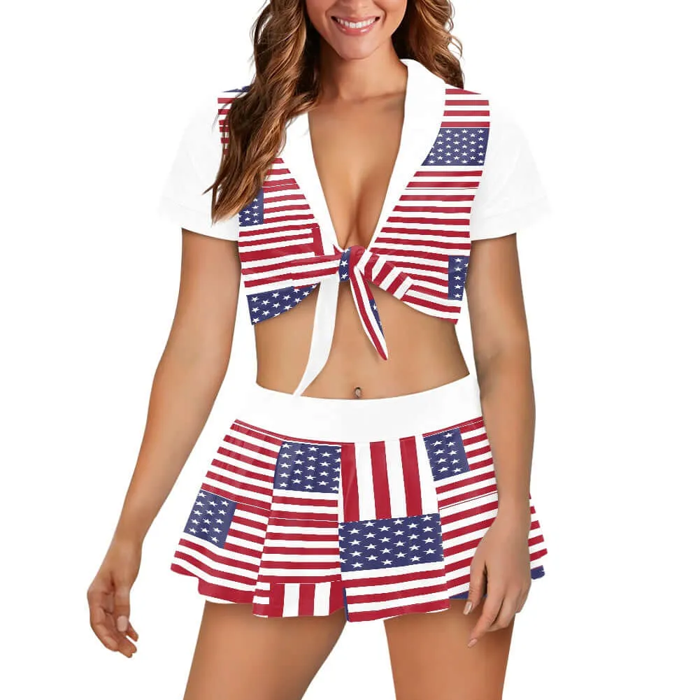 4th of July Cheerleaders suit