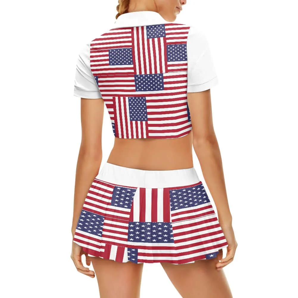 4th of July Cheerleaders suit