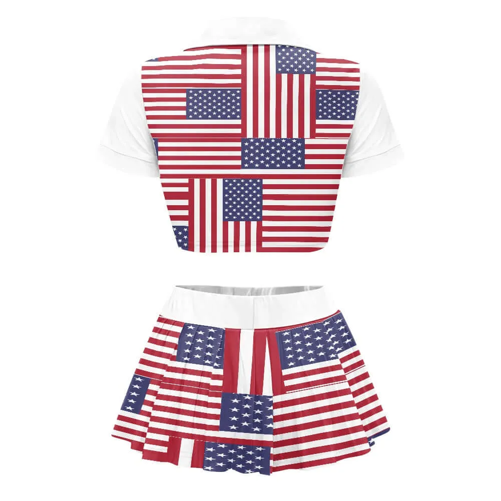 4th of July Cheerleaders suit