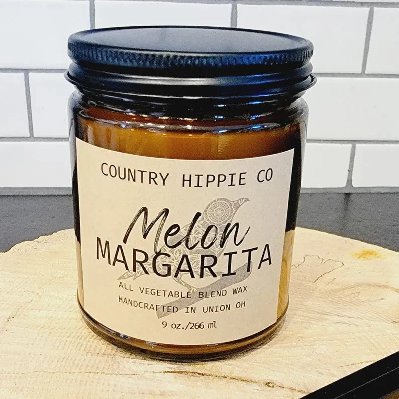 9 oz. MELON MARGARITA Apothecary-Inspired Candle