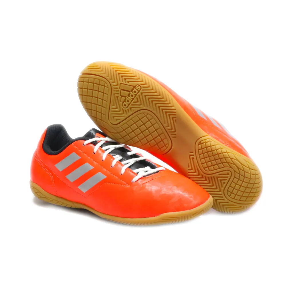 Adidas Conquisto Sport Shoes Fabric Orange Colour For Kids