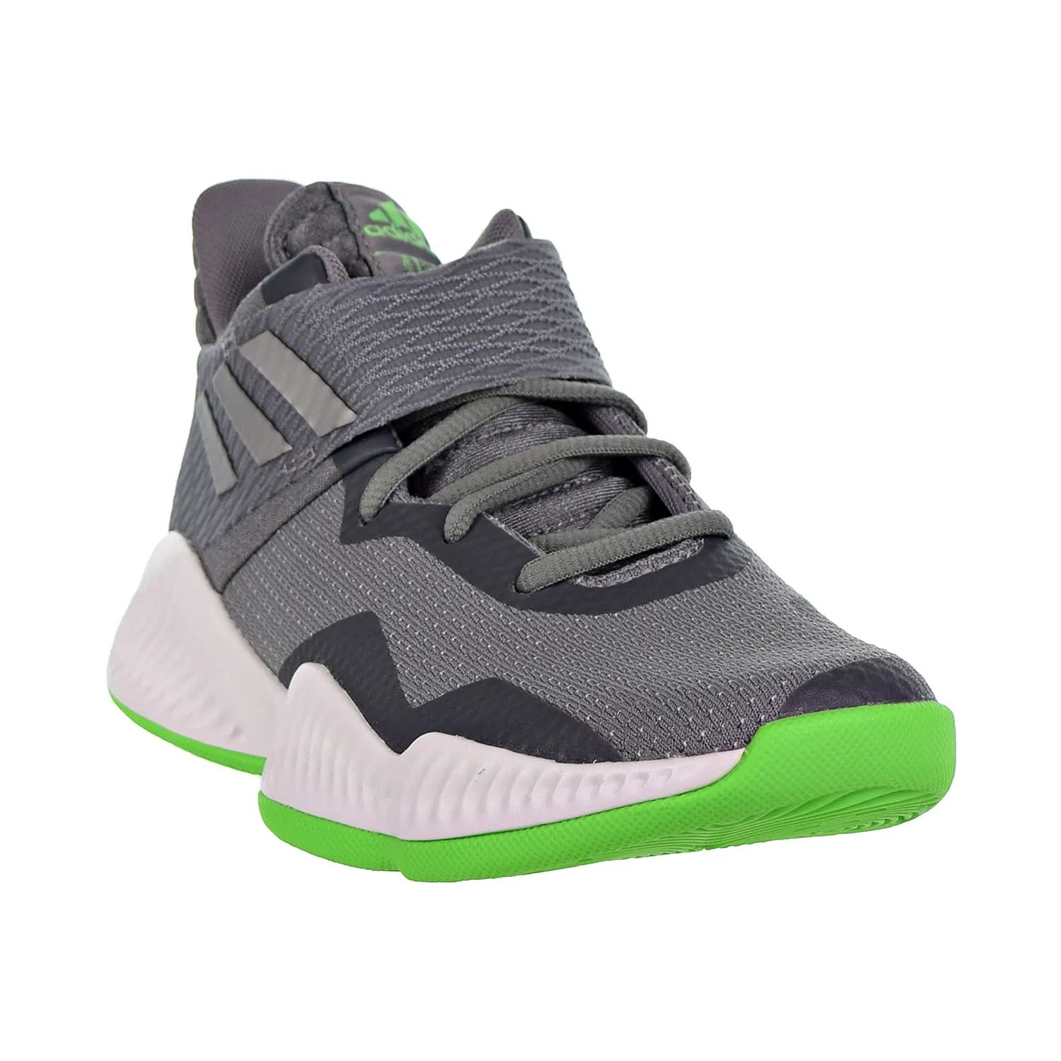 Adidas Explosive Bounce 2018 Big Kids Shoes Green/Silver