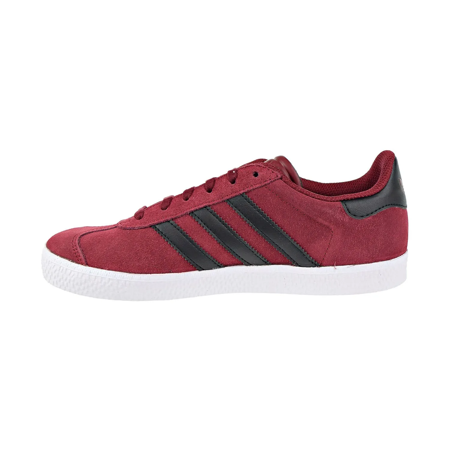 Adidas Gazelle Big Kids Shoes Collegiate Burgundy/Core Black