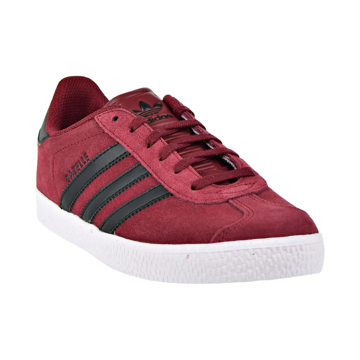 Adidas Gazelle Big Kids Shoes Collegiate Burgundy/Core Black