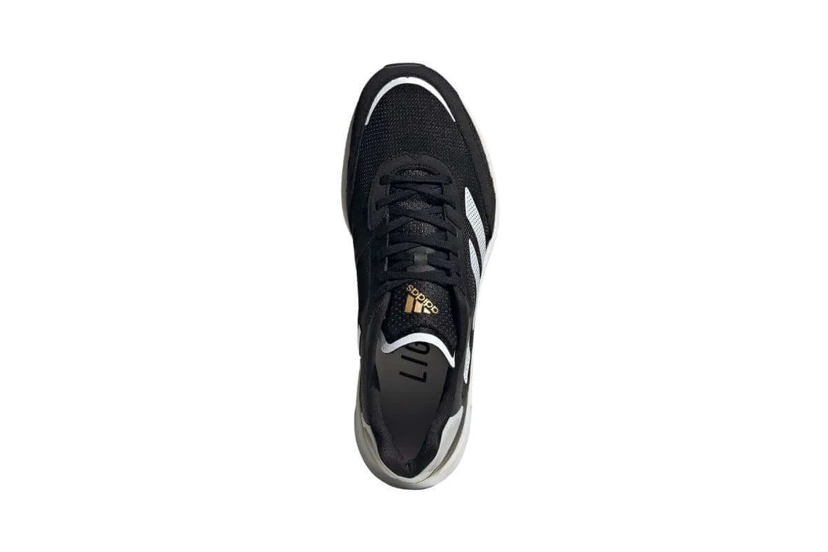 Adidas Mens Adizero Boston 10 Shoes - Black/White/Gold