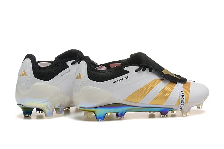 Adidas Predator Accuracy  Shoes - White | Black | Gold - FREE SHIPPING WORLDWIDE