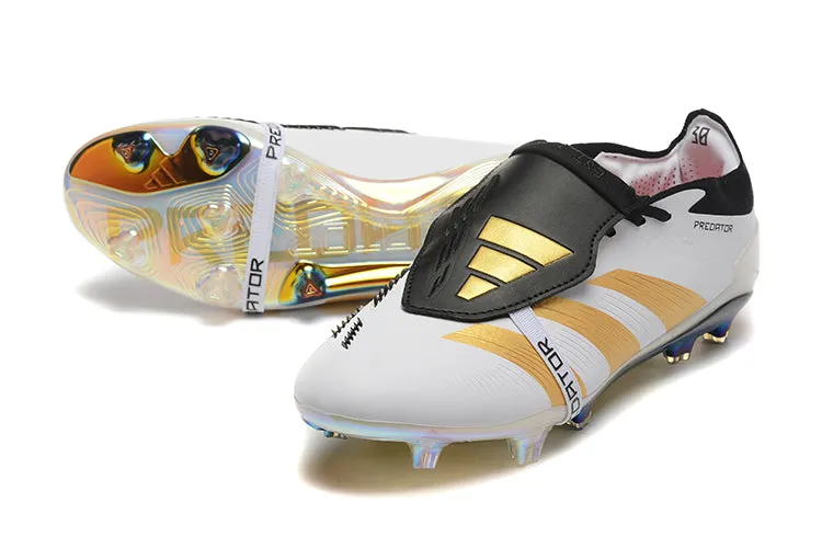 Adidas Predator Accuracy  Shoes - White | Black | Gold - FREE SHIPPING WORLDWIDE