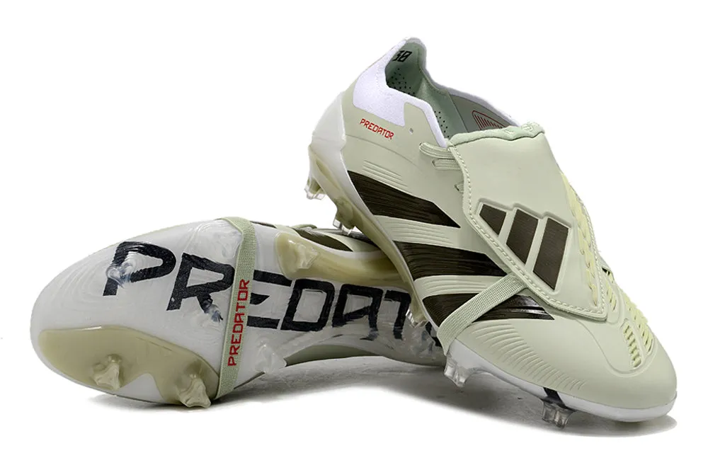 Adidas Predator Elite Shoes - Off White | Red | Black - FREE SHIPPING WORLDWIDE