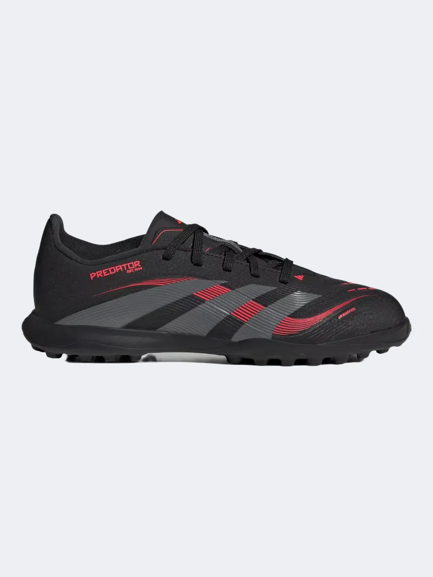 Adidas Predator League Tf Kids Football Shoes Black/Grey/Red