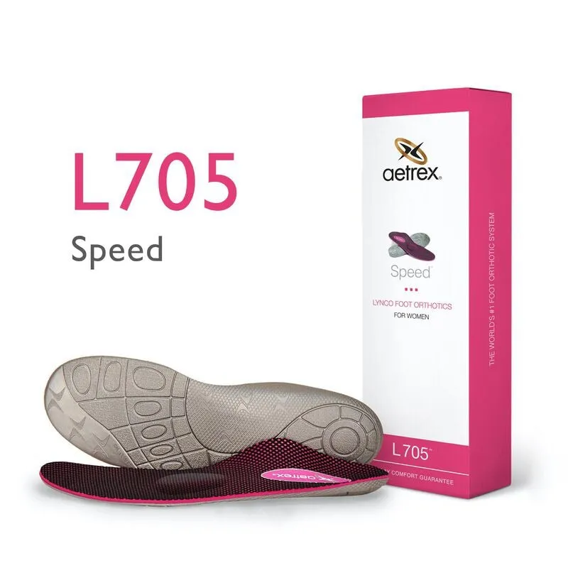 aetrex L705 Women's Speed Orthotics W/ Metatarsal Support (Medium & High Arches)