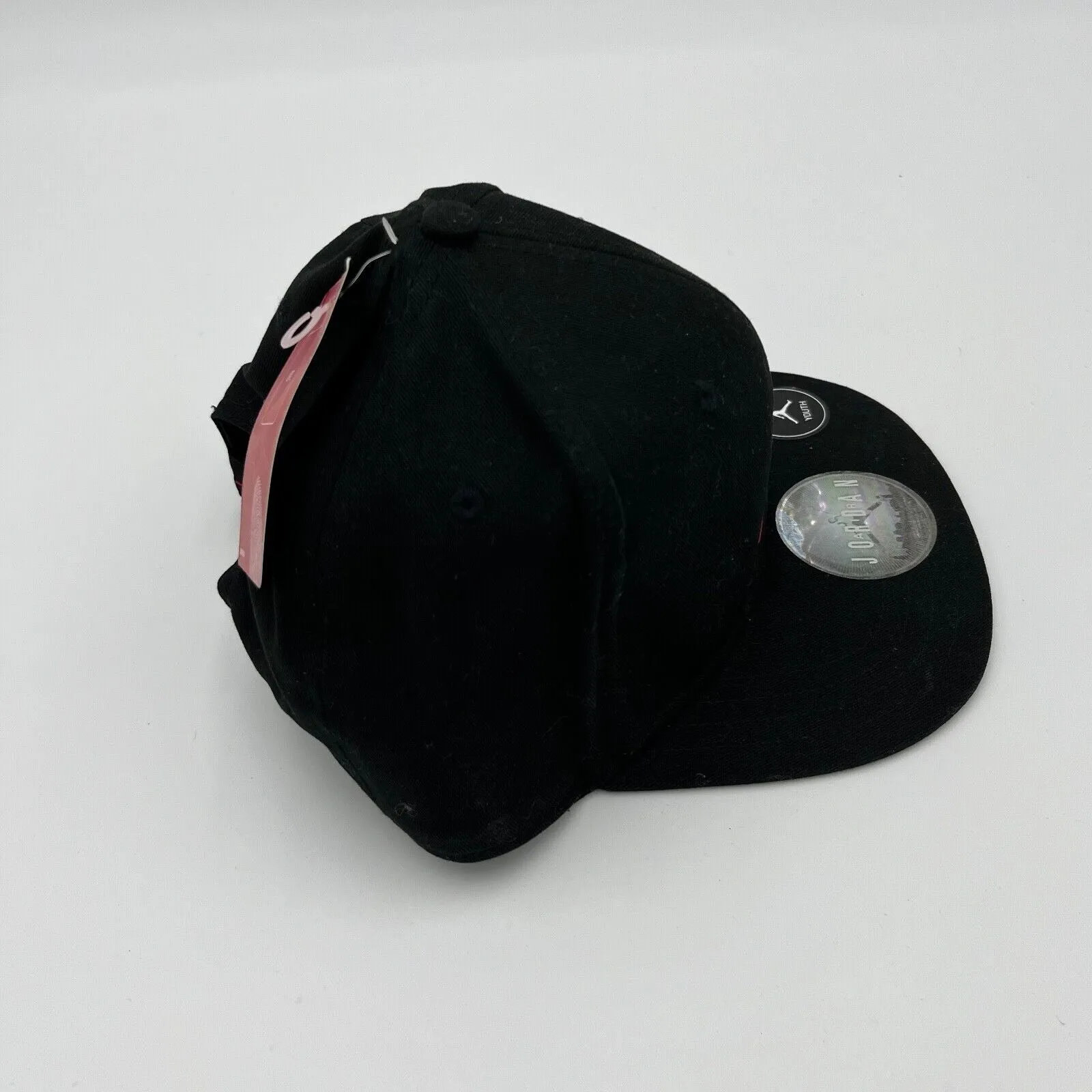 Air Jordan Youth Adjustable Baseball Cap Hat Snapback Jumpman Logo Black Red