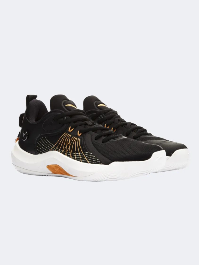 Anta Klay Thompson Kt Campus Men Basketball Shoes Black/White/Orange