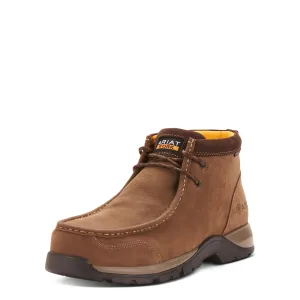 Ariat Dark Brown Edge LTE Moc Composite Toe Work Boot