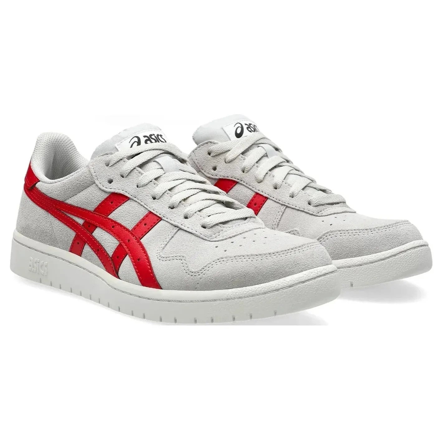 Asics Japan Pro Skateboard Shoe - Cloud Grey/Classic Red