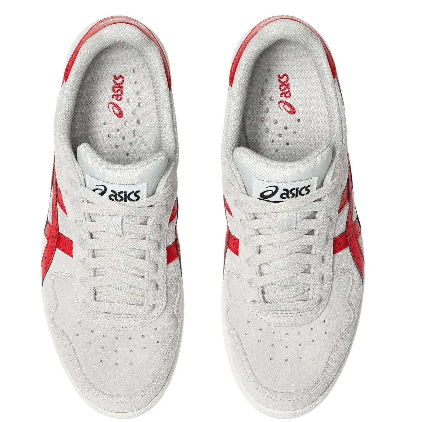 Asics Japan Pro Skateboard Shoe - Cloud Grey/Classic Red