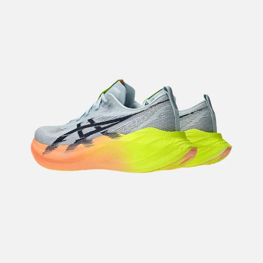 Asics Superblast 2 Paris Unisex Running Shoes -Cool Grey/Safety Yellow