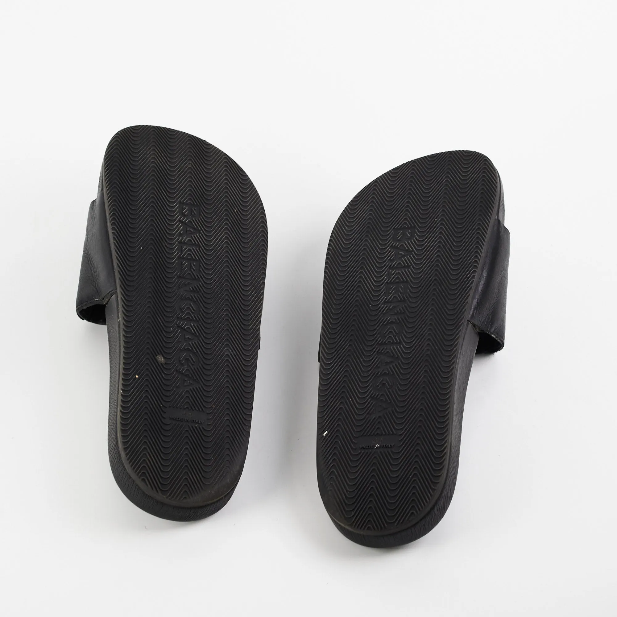 Balenciga Classis Logo Leather Slide Size 44