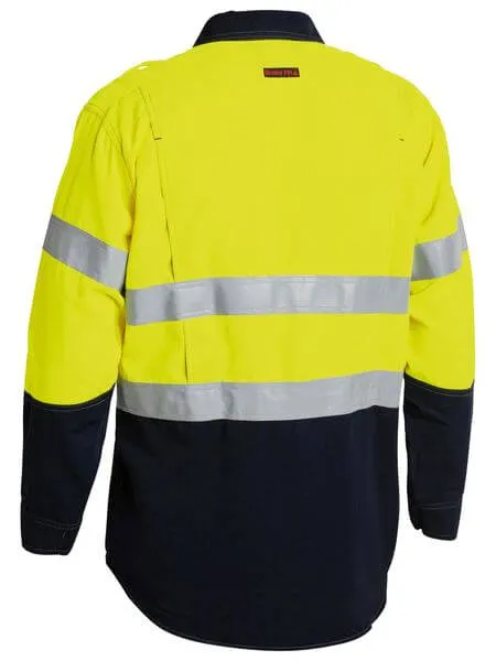 Bisley Tencate Tecasafe Plus 700 Taped Hi Vis Fr Vented Shirt (BS8082T)