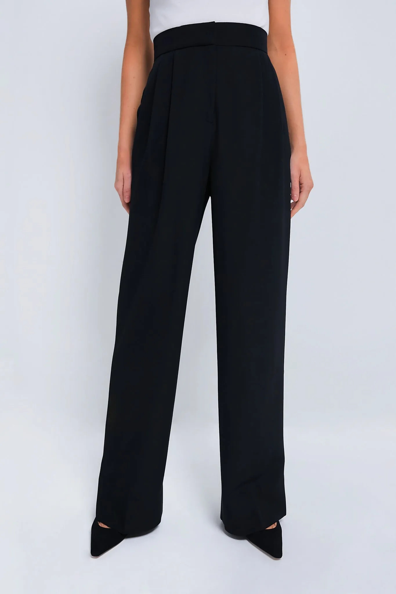 Black Wide Leg Trousers