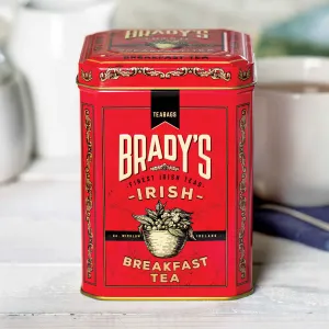 Brady's Irish Breakfast Tea Tin