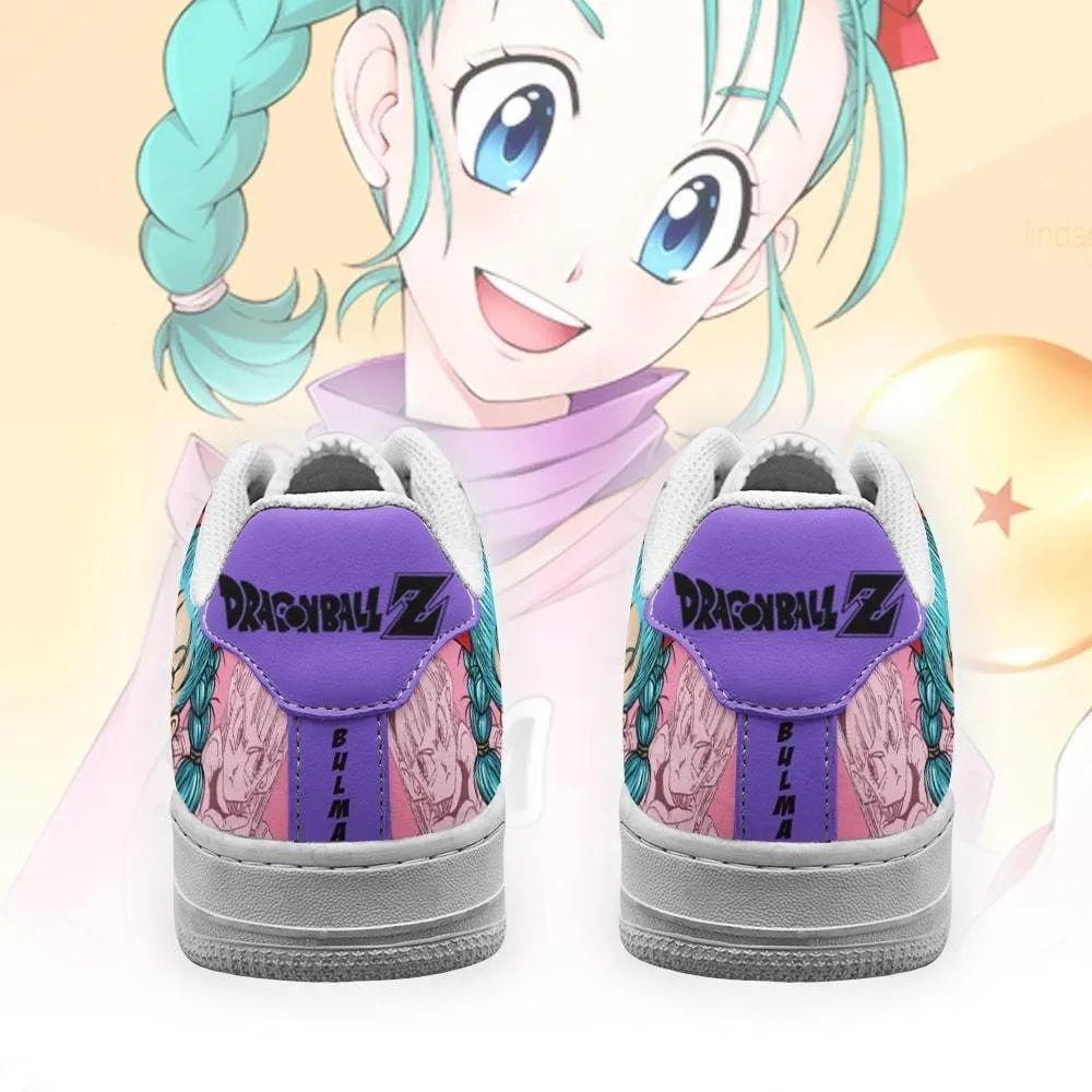 Bulma Sneakers Custom Dragon Ball Anime Shoes Fan Gift PT05