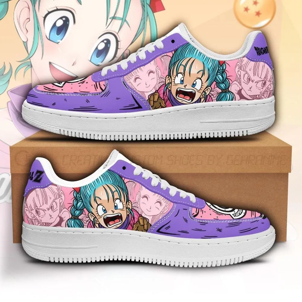 Bulma Sneakers Custom Dragon Ball Anime Shoes Fan Gift PT05