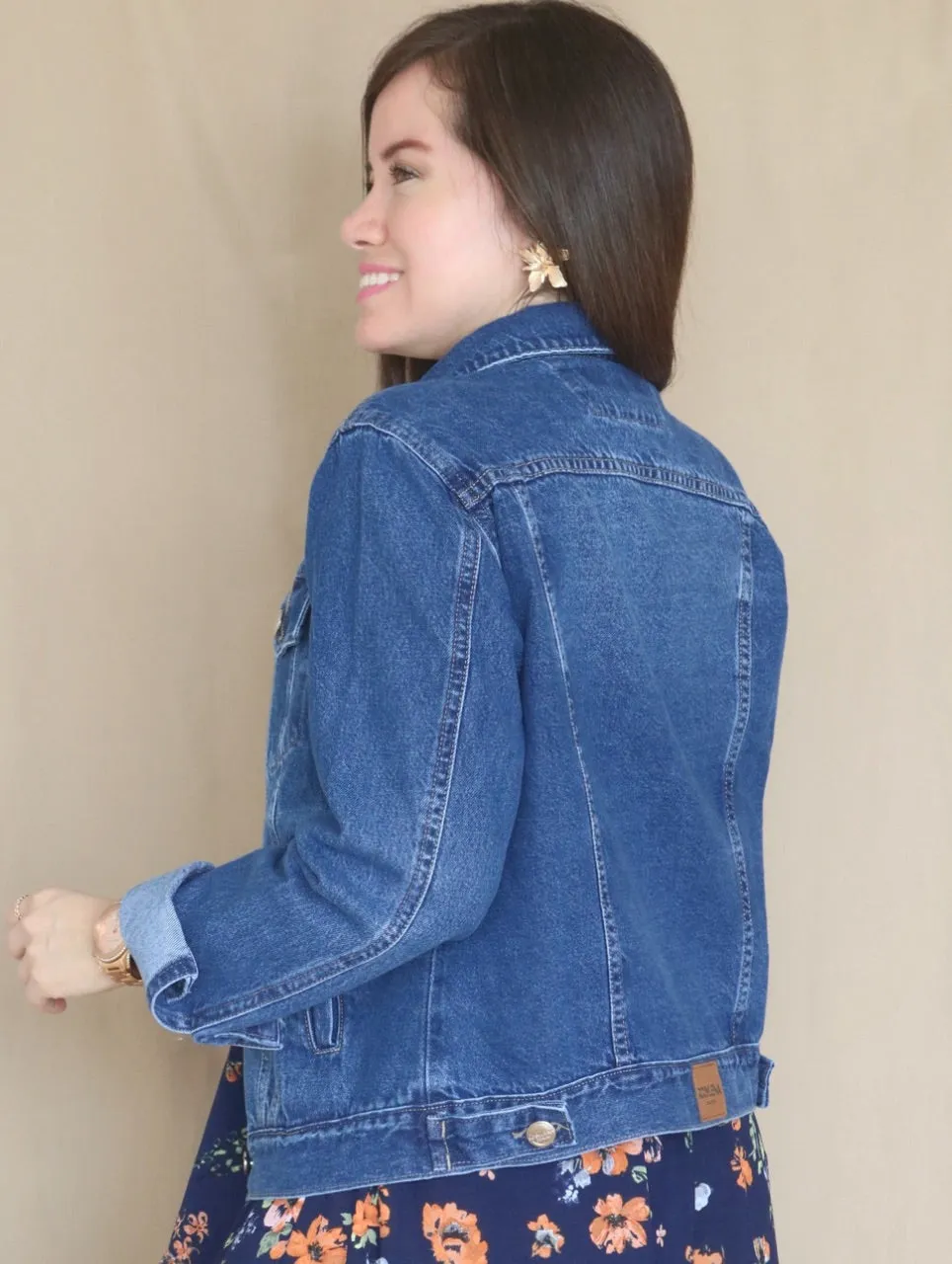 CASACA DENIM AZUL