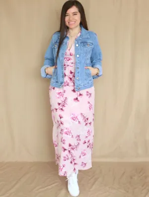 CASACA DENIM CELESTE