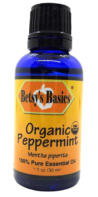 Certified Organic Peppermint Essential Oil, 1 oz