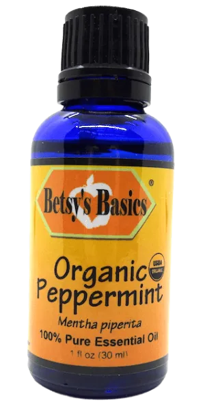 Certified Organic Peppermint Essential Oil, 1 oz