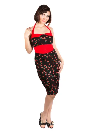 Cherry Pencil Dress