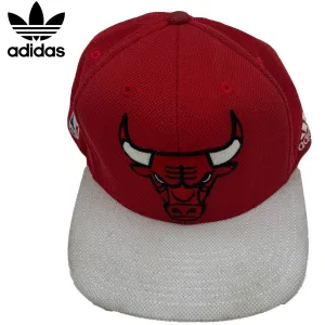 Chicago Bulls Hat Cap Snapback Red Black Basketball Adjustable NBA Adidas Mens