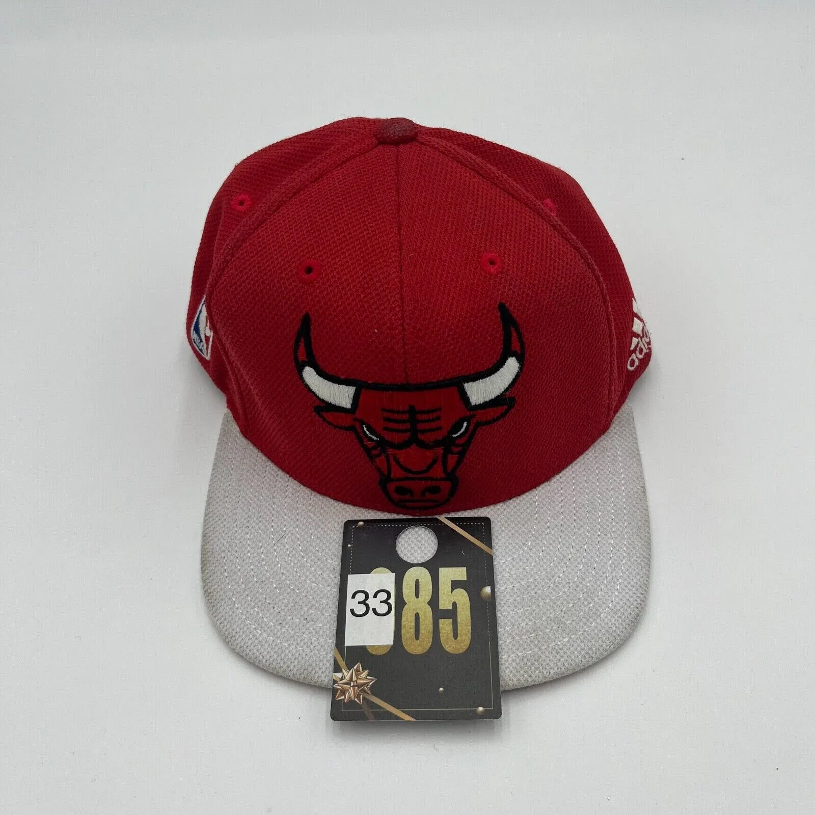 Chicago Bulls Hat Cap Snapback Red Black Basketball Adjustable NBA Adidas Mens