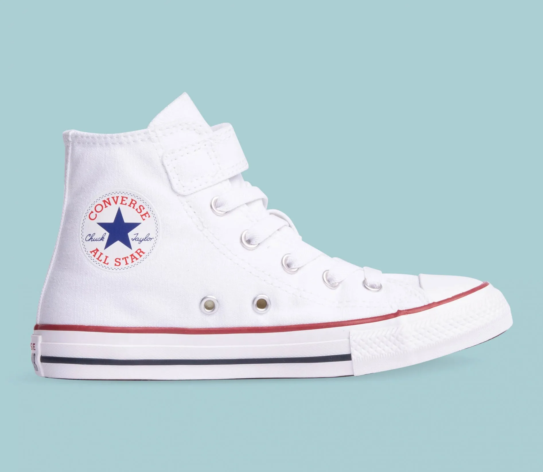 Converse Chuck Taylor All Star Easy On 1V Junior High Top White - Youth