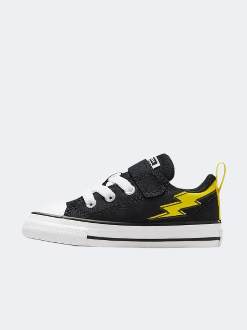 Converse Chuck Taylor All Star Malden Street Infant-Boys Lifestyle Shoes Black/Yellow/White