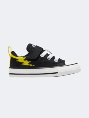 Converse Chuck Taylor All Star Malden Street Infant-Boys Lifestyle Shoes Black/Yellow/White