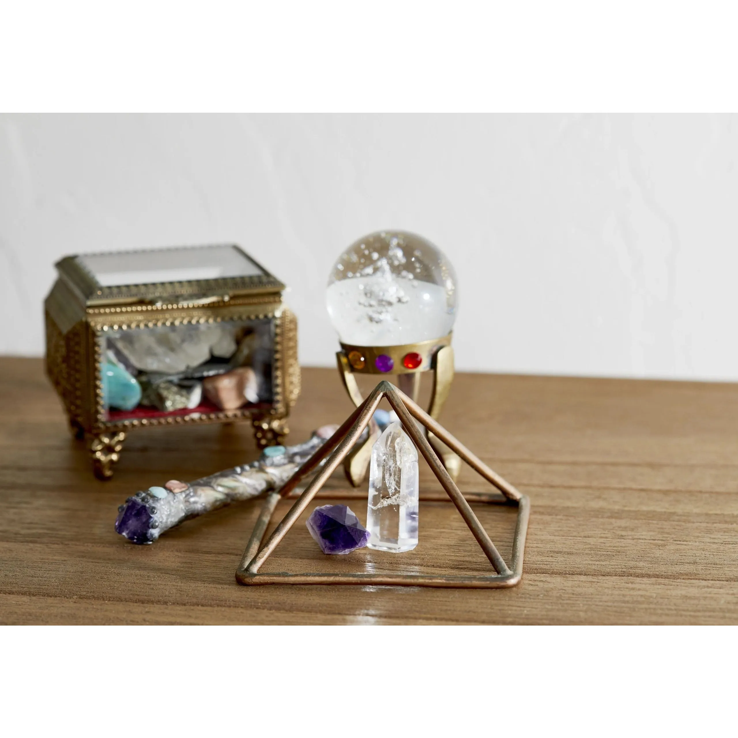 Copper Pyramid for Energizing Crystals and Stones