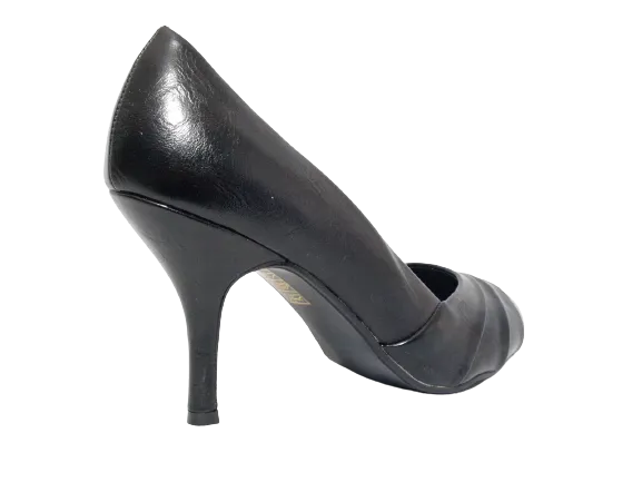 Damen High Heel Plateau Pumps Abendschuhe Stilettos Black # 078