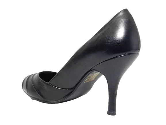 Damen High Heel Plateau Pumps Abendschuhe Stilettos Black # 078