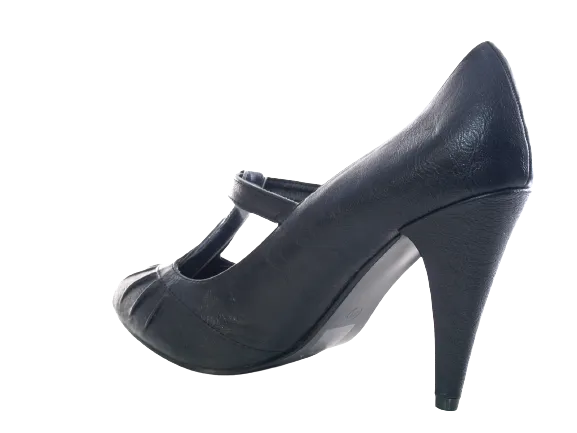 Damen High Heel Plateau Pumps Abendschuhe Stilettos Black # 164