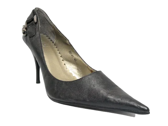 Damen High Heel Plateau Pumps Abendschuhe Stilettos Black # 257-41