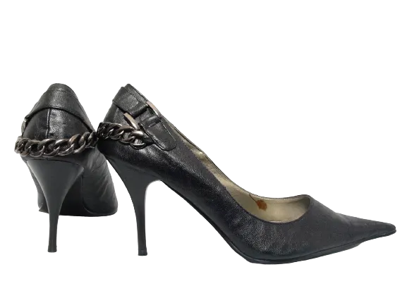 Damen High Heel Plateau Pumps Abendschuhe Stilettos Black # 257-41