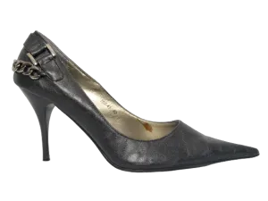 Damen High Heel Plateau Pumps Abendschuhe Stilettos Black # 257-41