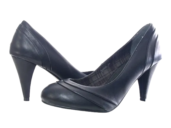 Damen High Heel Plateau Pumps Abendschuhe Stilettos Black # 92006