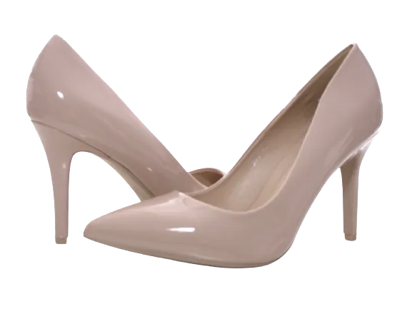 Damen High Heel Plateau Pumps Abendschuhe Stilettos Nude # 70