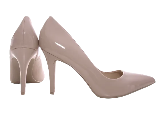 Damen High Heel Plateau Pumps Abendschuhe Stilettos Nude # 70